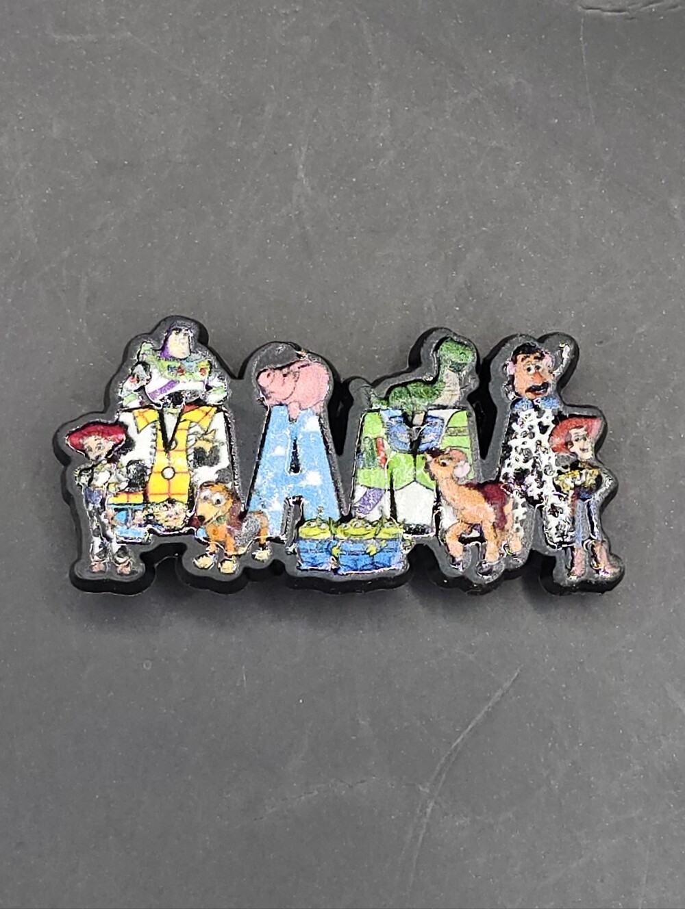 (5/$15) Mama in Disney Toy Story Font Croc Charm